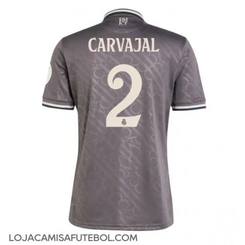 Camisa de Futebol Real Madrid Daniel Carvajal #2 Equipamento Alternativo 2024-25 Manga Curta